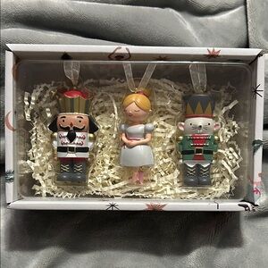 Hallmark Nutcracker Suite Ornament Set - Red, White, Green